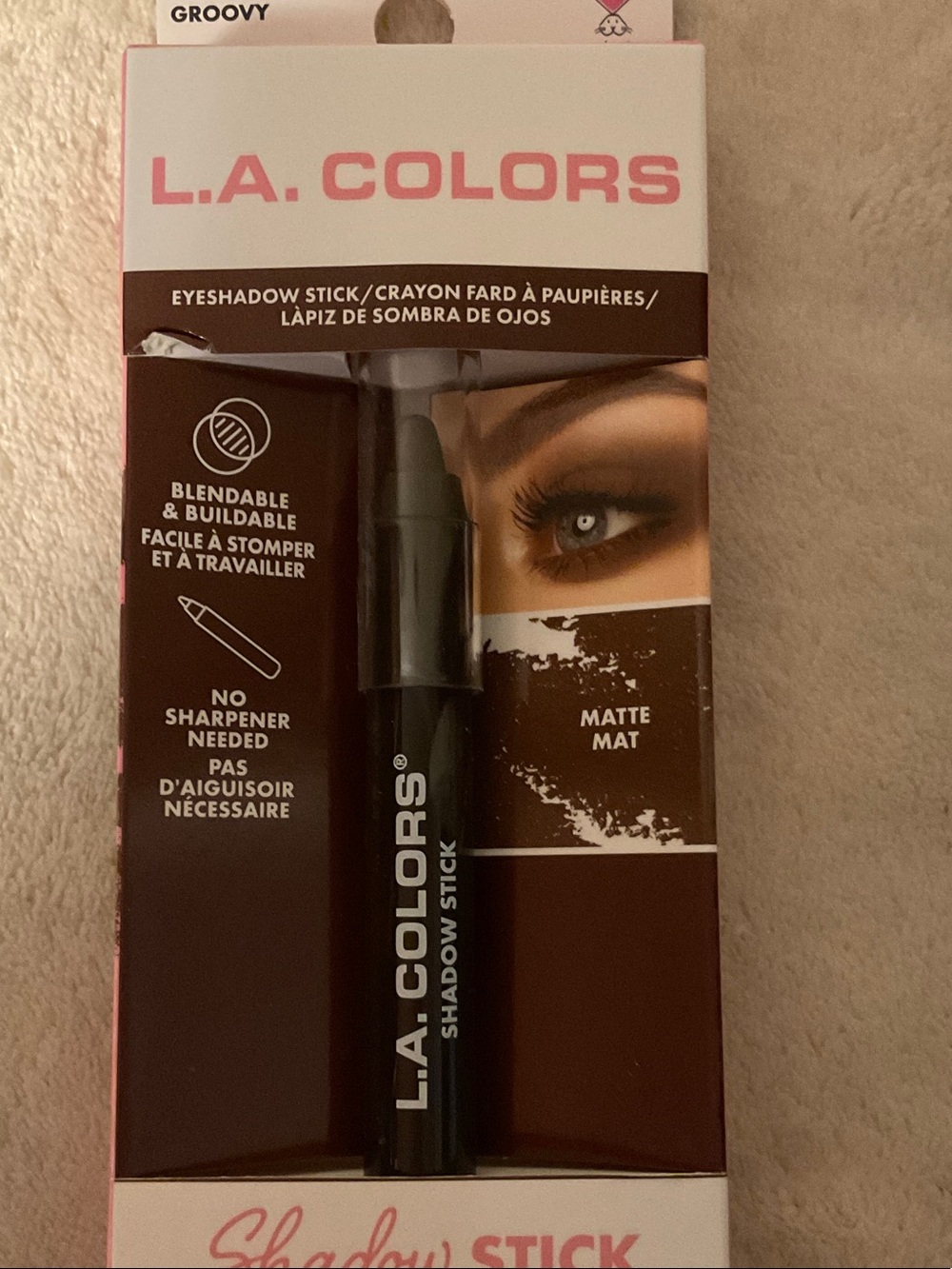 L.A. COLORS Matte Eyeshadow Stick — Brown Shade